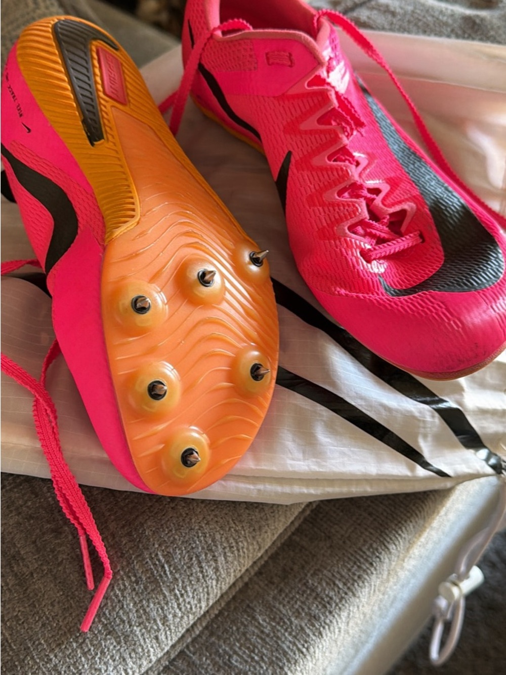 Nike Women’s Track Spikes - Pink/Orange
